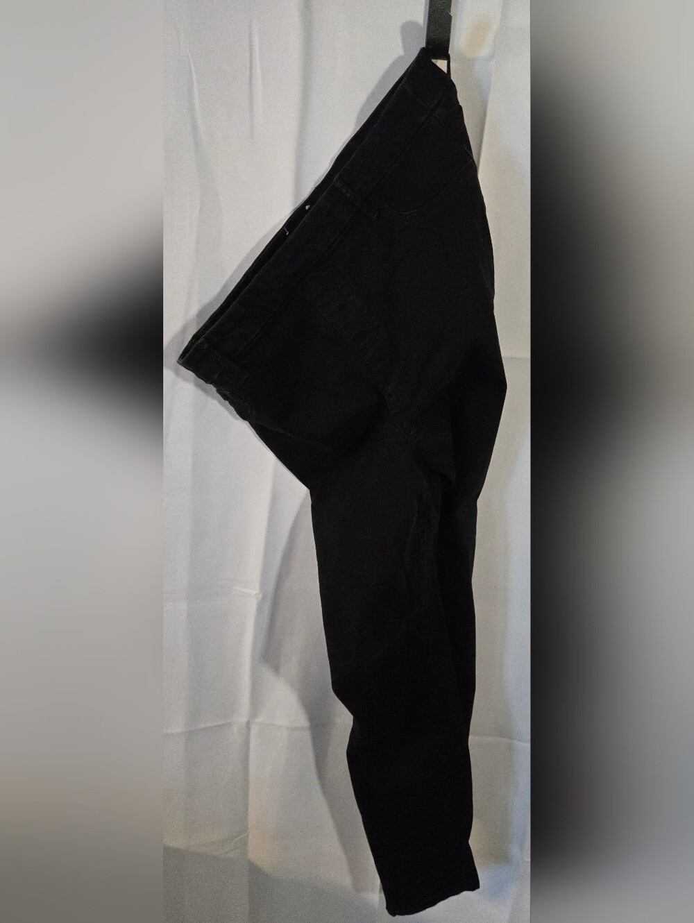 Black Straight-Leg Jeggings